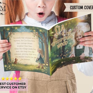 Custom Name Photos Personalized Story Books for Baby Girl Gift Personalized Children Book Custom Story Book for Kids Gift Book Lovers Gift
