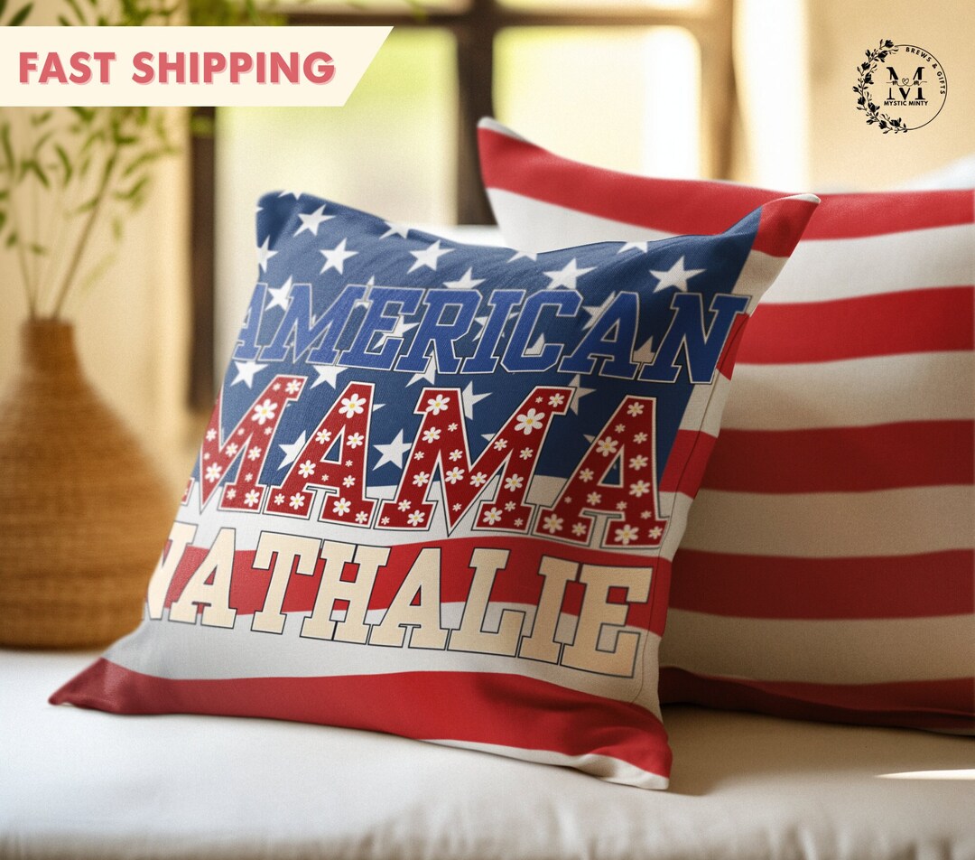 American Mama Bed Pillows Personalized Custom Veteran American Mama Bed Pillows Personalized Custom Veteran
