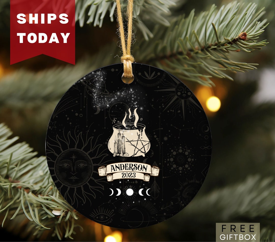 Witch Ornament Moon Ornament Witch Hand Moon Phase Decor Witchcraft ...