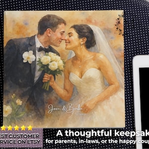 Personalized Wedding Photo Album Gift Custom Wedding Photo Gift Picture Keepsake Engagement Gift Photo Book Custom Pictures Anniversary Gift