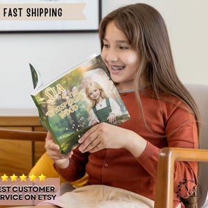 Custom Name Photos Personalized Story Books for Baby Girl Gift Personalized Children Book Custom Story Book for Kids Gift Book Lovers Gift