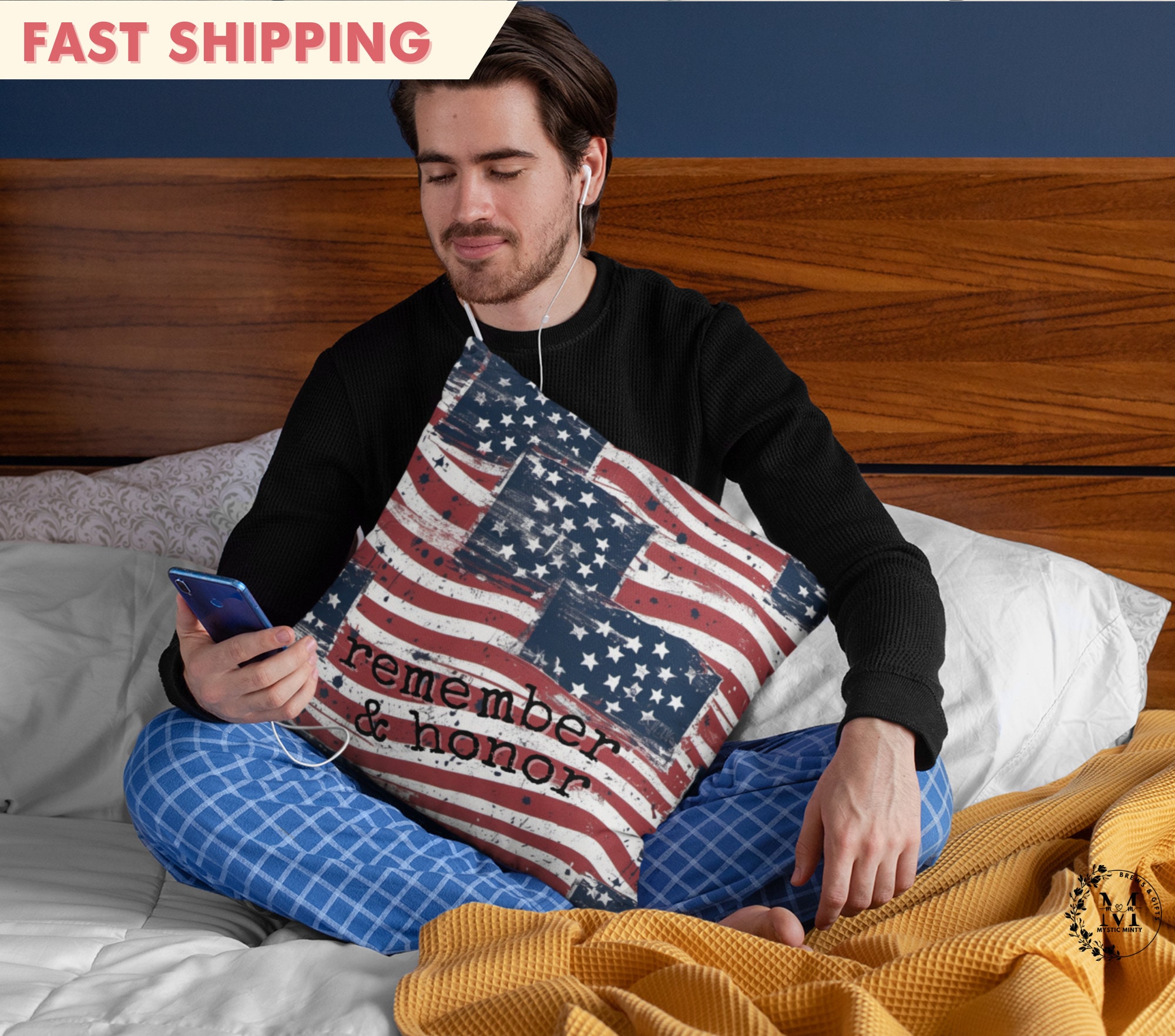 Veteran Flag Decor Pillows Personalized Gift Pillow Throw Veteran Flag Decor Pillows Personalized Gift Pillow Throw