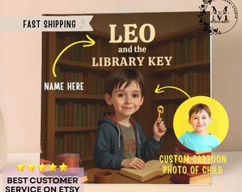 Gift Personalized Book for Kids Custom Book for Kids Personalized Gifts for Children Gifts for Boys Gifts with Photo Cartoon Book Story