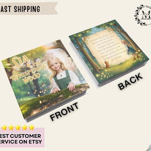 Custom Name Photos Personalized Story Books for Baby Girl Gift Personalized Children Book Custom Story Book for Kids Gift Book Lovers Gift