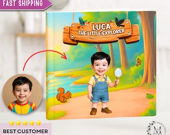 Personalized Children's Book Custom Cartoon Photo Book Gift Personalized Child Book for Children Name Book Custom Photo Keepsake Custom Gift