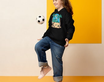 sweat à capuche cool pour enfants premium