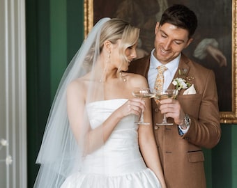 The Veil Atelier Amelia Bridal Delicate Veil