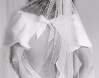 The Veil Atelier Aura Bridal Sparkle Glitter Veil