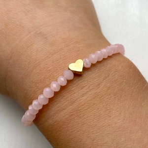 Esen Gold Bracelet In Light Pink Opal – 25 Silver Boutique