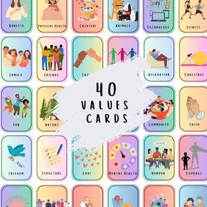 40 Cartões de Valores