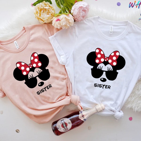 Disney sister Shirt, Disney brother T-Shirt, Big Brother Mickey Tee, Big sister minnie T-Shirt, Big Brother Tee, Mickey Shirt, Gift For Her