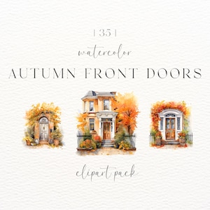 Front Door | Download | Fall Clipart | Transparent Png | Pumpkin Front Porch Clipart | Junk Journal | Halloween Door Clipart | Fall door