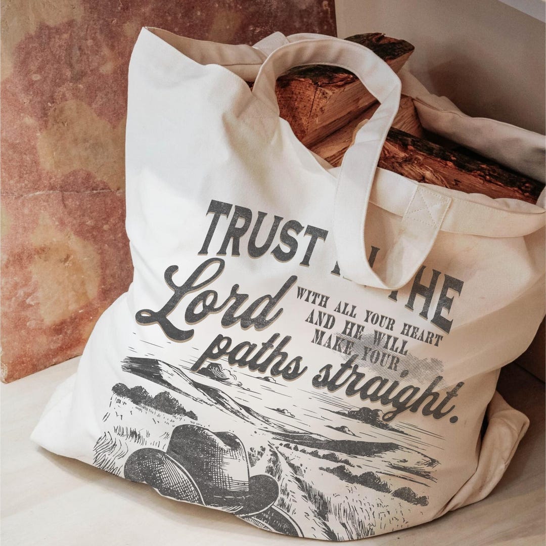 Scripture Bag Christian Bible Verse Tote Bag: Religious Scripture, Godly Gift - Etsy