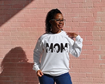 Mom Life Crewneck Sweatshirt, Elegant Mother's Day Gift