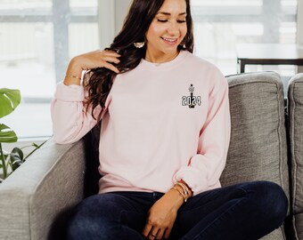 Ring in the New Year: 2024 Edition Corner Logo Sweatshirt