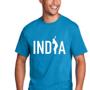 Lil Dreamers : India Cricket Champion Customizable T-Shirt - Add Your Name & Number, Cricket lover T-shirt, Cricket t-shirt