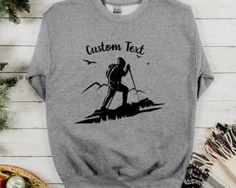 Custom Hiking Sweatshirt: Adventure Gift