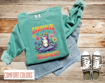 Inner Harmony Sweatshirt, Comfort Colors, Encouraging Shirts, Positive Shirts, Kind Shirts