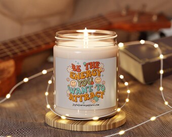 Be The Energy Scented Soy Candle, Aromatherapy, Gift Idea, Scented Candle