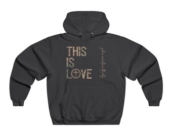 This Is Love Men's Christian Hooded Sweatshirt