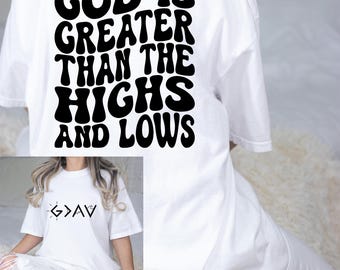 God Is Greater Christian Tee Shirt