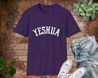 YESHUA Christian Unisex Softstyle T-Shirt, Christian Shirts, Christian Tee Shirt, Christian Gift, Christian Christmas Gift
