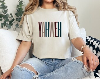 Yahweh Christian Tee Shirt, Christian Apparel, Christian tshirt, Bible Verse Shirt, Christian shirt, Christian Gift Idea