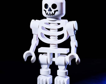 Giant Skeleton | Jumbo 10:1 Scale | Moveable Posable Gift | Collectable | Mini Figurine | Building Brick | Brickable |