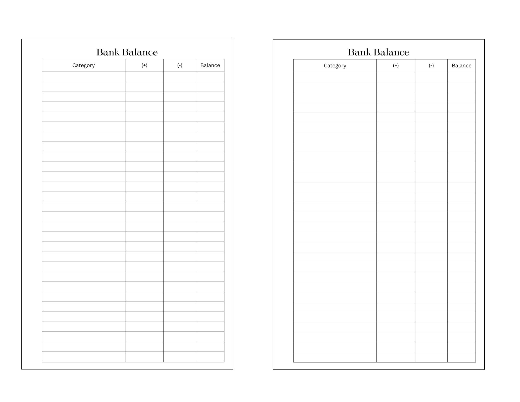 Printable Mini Happy Planner Budget Inserts - Etsy