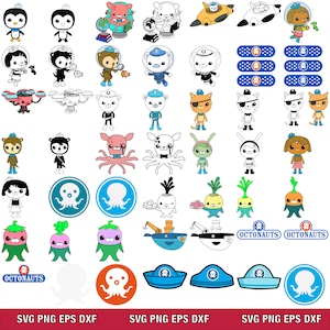 Oktanauten-Svg-Datei-Set, SVG-Bundle LAYERED Cricut-Dateien, Sofort-Download