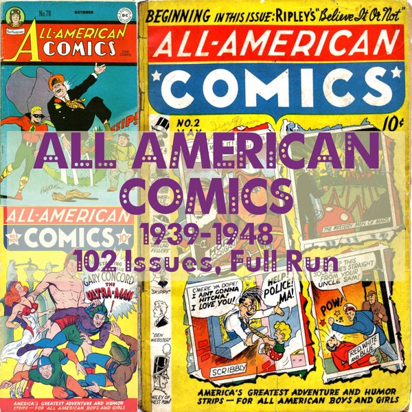 All American Comics, Golden Age Comics Digital Collection