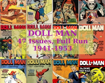 Doll Man Comics, Golden Age of Comics, Full Digital Comics Collection