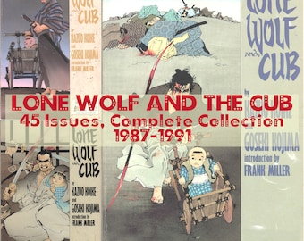 Lone Wolf and the Cub Japanese Manga Comic Books, Japanese Comics