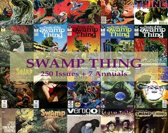 Swamp Thing Comics, Horror Comics, Digital Downloadable Comics Collection