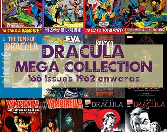 Dracula Comics, Vampire, Horror, Supernatural Digital Comics Collection