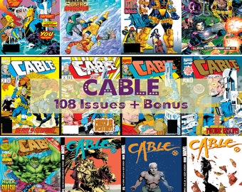 Cable Comics, Mutant Superhero, Digital Comics Collection