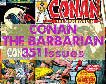 Conan der Barbar Comic Bücher 351 Ausgaben Digitale Comics Sammlung