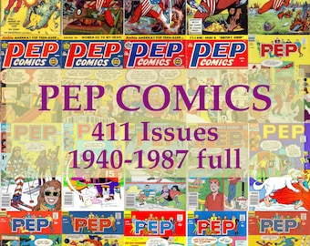 PEP Comics, Golden Age Comics, Patriotic Superheroes, Digital Comics