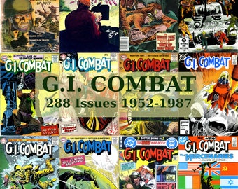 GI Combat Comics, War Action Comics, WW II Heroes, Digital Comics