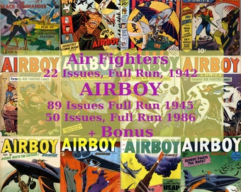 Fumetti di Airboy + Combattenti aerei, Fumetti dell'età dell'oro