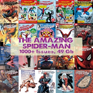 1000 The Amazing Spiderman Comics, Digital Comics Download zdjęcie 1