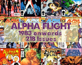 Comics, Alpha Flight, Mutant Superheroes Team, Digital Comics Download