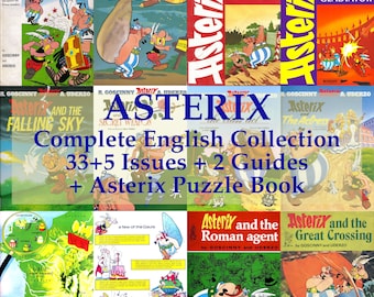 Cómics de Astérix, Cómics Clásicos Vintage en Inglés, Descarga de Cómics Digitales