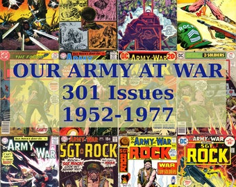 Silver Age Comics Our Army at War 301 Issues 1952-1977