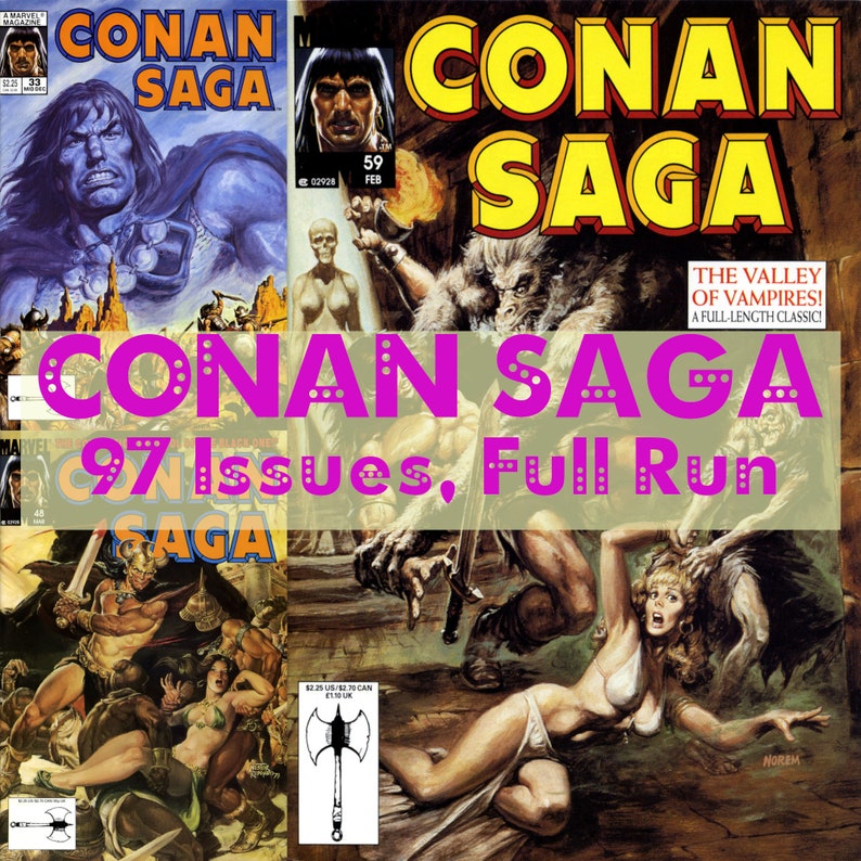 Conan Saga Comic Hefte 97 Hefte Komplette Comicsammlung Bild 1