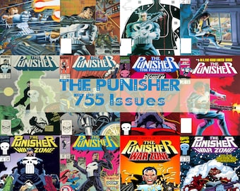 La colección de cómics de Punisher 755 números