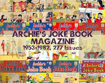 Archie's Joke Book Comics Magazine 1953-1982, collection vintage de bandes dessinées numériques