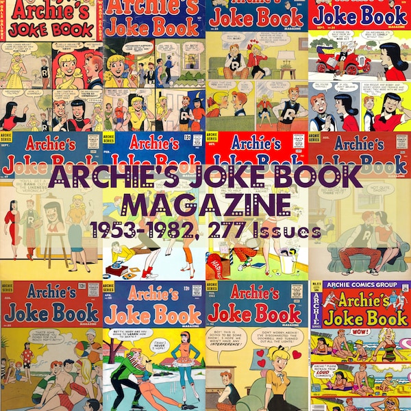 Archie's Joke Book Comics Magazine 1953-1982, Digital Comics Vintage Collection
