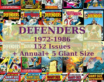 Defenders Comics, Superheroes Team, Digital Comics Collection