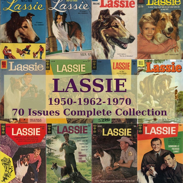 Comics, Lassie Comic Books Complete Collection